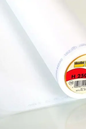 Voordeelprijs Vlieseline opstrijkbare tussenvoering H250, wit