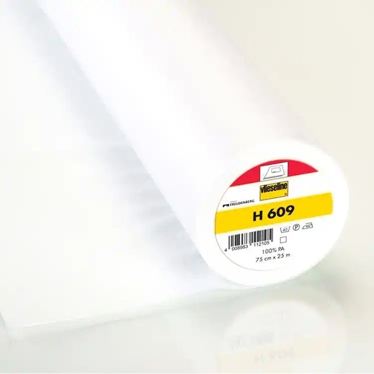 Vlieseline H609 Stretch tussenvoering, wit Finale Uitverkoop