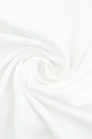 Viscose voile uni, wit Hoge Kwaliteit