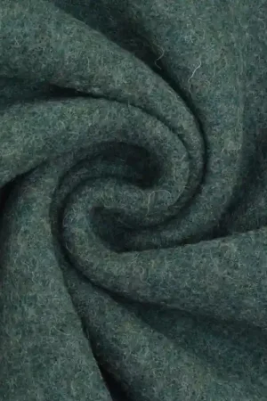 Walkloden gemêleerd, dennengroen Nieuw