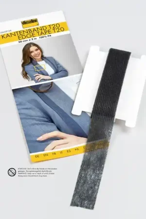 Vlieseline kantenband T20, antracietgrijs Seizoensaanbieding