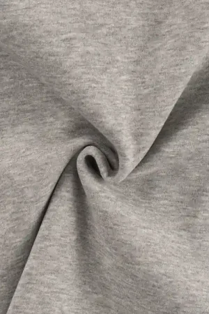 Wintersweat, lichtgrijs gemêleerd Weekendaanbieding