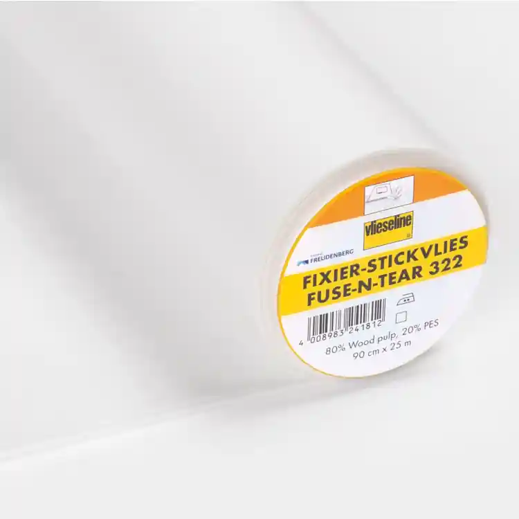 Voordeelprijs Borduurvlies, 322, wit