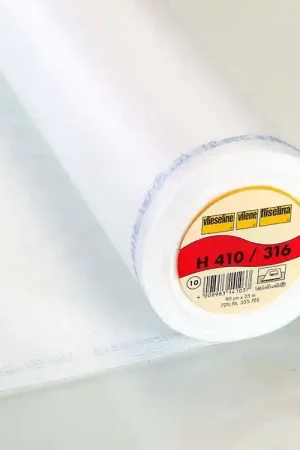 Vlieseline opstrijkbare tussenvoering H410, wit Rechtstreeks Van De Fabrikant