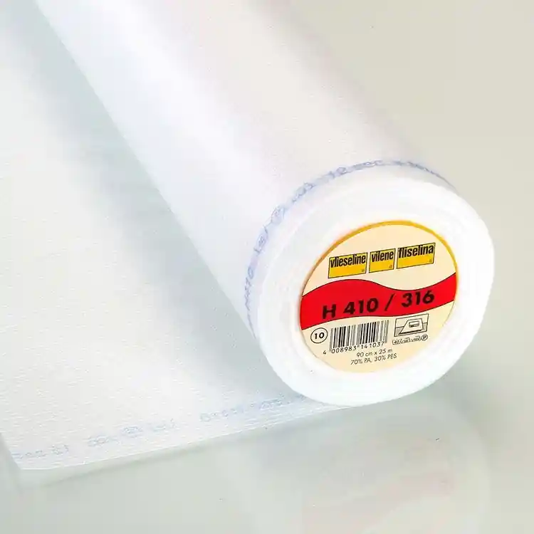 Vlieseline opstrijkbare tussenvoering H410, wit Rechtstreeks Van De Fabrikant