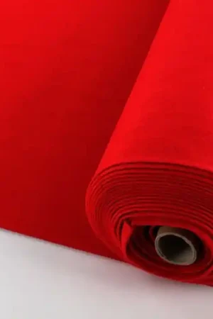 Vilt 3 mm, 90 cm breed, rood Gratis Retour