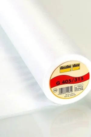 Vlieseline opstrijkbare tussenvoering G405, wit Beperkte Voorraad