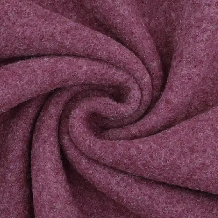 Walkloden gemêleerd, bessenkleurig Hete Deal