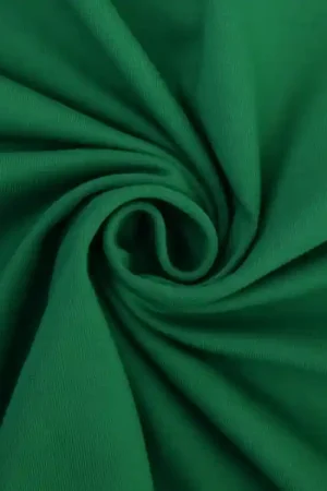 Katoenjersey uni, loofgroen Fabrieksprijs