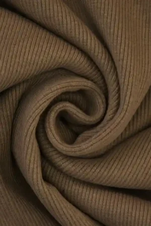 Gratis Retour Boordstof geribd, camel