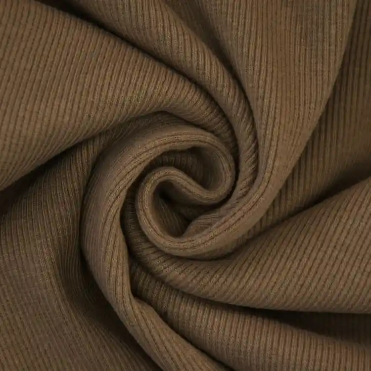 Gratis Retour Boordstof geribd, camel