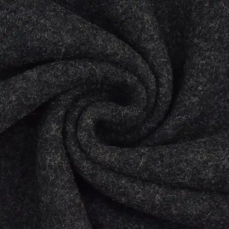 Walkloden gemêleerd, zwart Populair