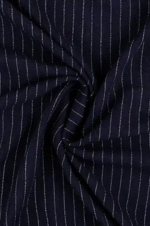 Viscose Linnen Mix, donkerblauw Koop Vandaag