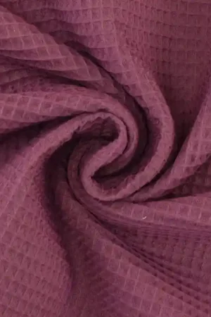 Wafeldoek, bessenkleurig Gratis Retour