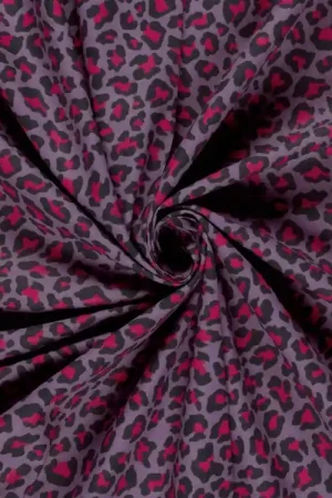 Aanbieding Katoen Leo Lovers, paars