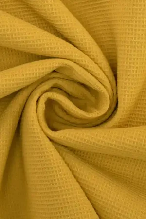 Wafeldoek mini, maïsgeel Finale Uitverkoop