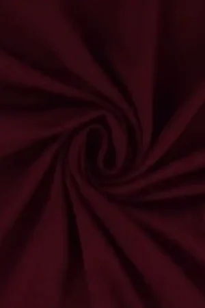 Viscose jersey bordeauxrood Korting