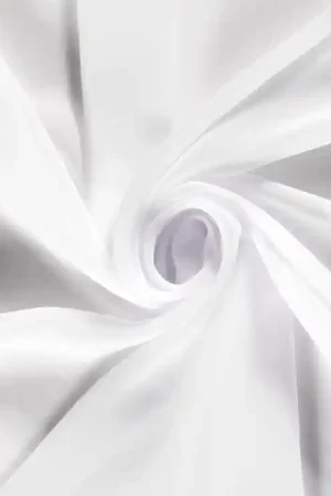 Actieprijs Chiffon uni, wit