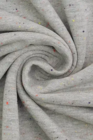 Zachte sweatshirtstof Cosy Colors, grijs Korting