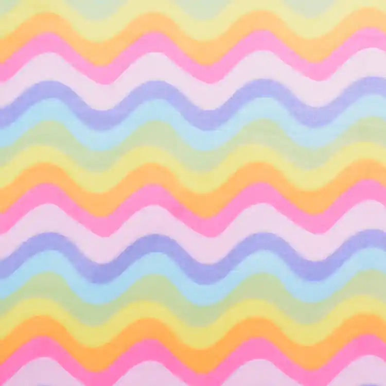 Wellnessfleece Rainbow Waves, veelkleurig Premium