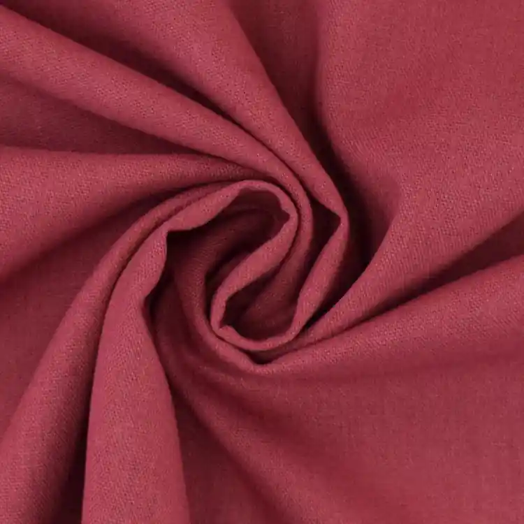 Viscose linnen mix uni, bessenkleurig Finale Uitverkoop