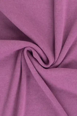 Voordeelprijs Boordstof, fijngeribd 45 cm, bessenkleurig gemêleerd