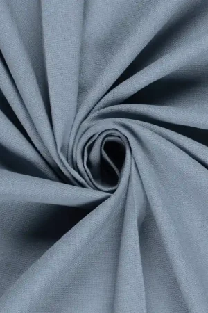 Viscose linnen mix uni, grijsblauw Koop Online