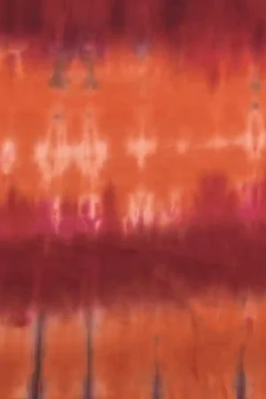 Viscose jersey batik, oranje Fabrieksprijs