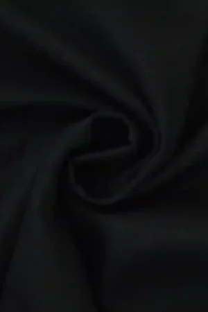 Viscose linnen uni, zwart Beperkte Voorraad