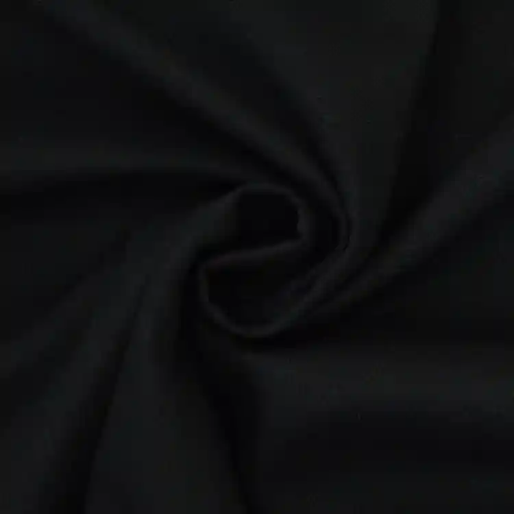 Viscose linnen uni, zwart Beperkte Voorraad