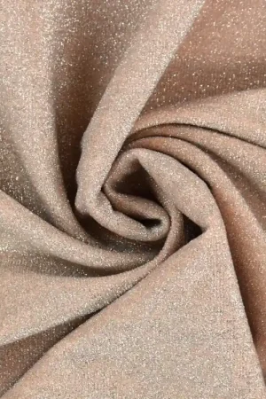 Actieprijs Elastische jersey glitter, oudroze