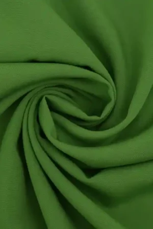 Viscose voile uni, grasgroen Goedkoop