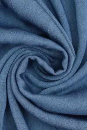 Viscose chambray, jeansblauw Gratis Retour