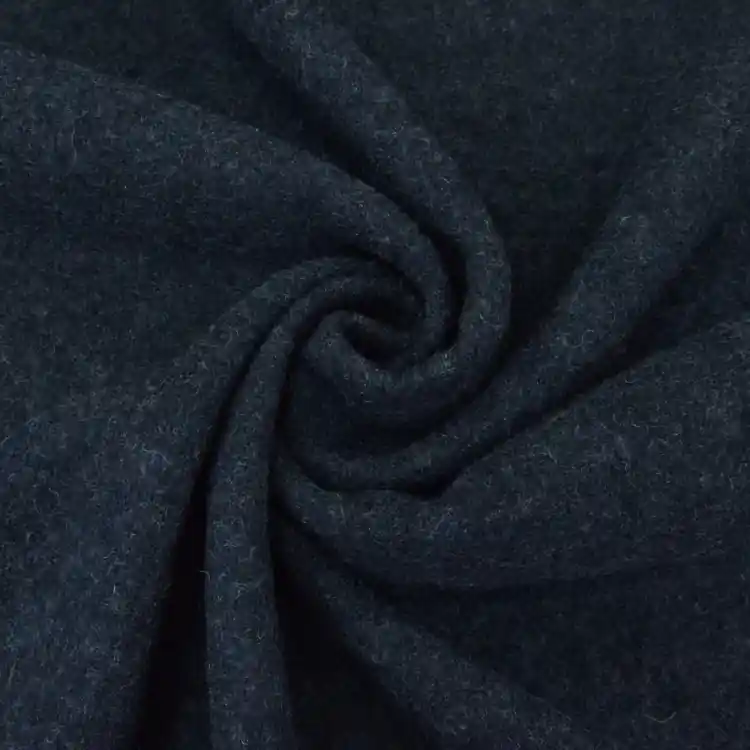 Walkloden diepblauw gemêleerd Alleen Vandaag