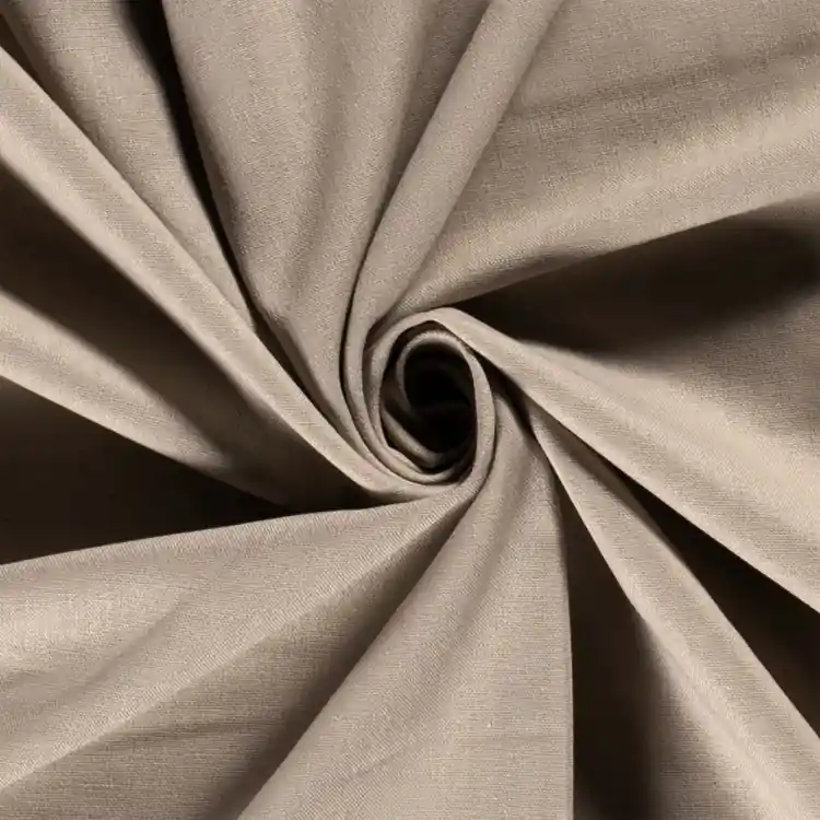 Viscose linnen mix uni, zandkleurig Fabrieksprijs