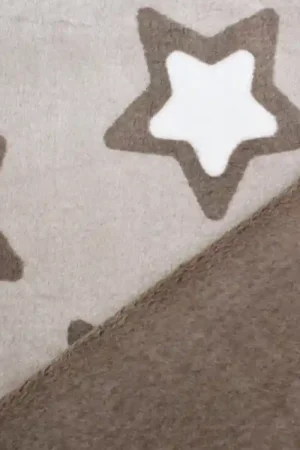 Voordeelprijs Wellnessfleece Big Stars, beige