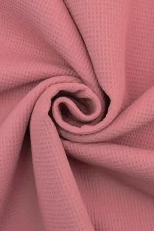 Wafeldoek mini, donker oudroze Flitsaanbieding