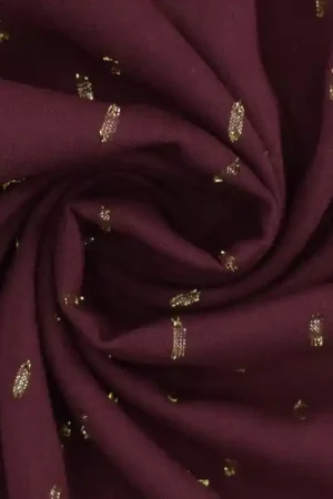 Viscose stof Golden Glamour, bordeauxrood Aanbieding
