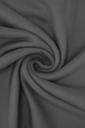 100% katoenen fleece stof, donkergrijs Fabrieksprijs