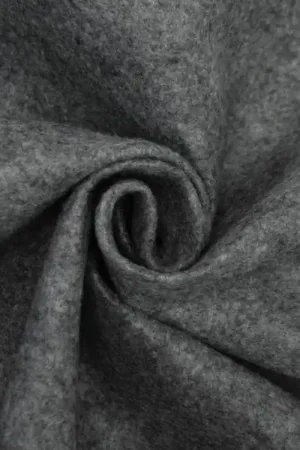 Vilt staalgrijs gemêleerd Gratis Retour