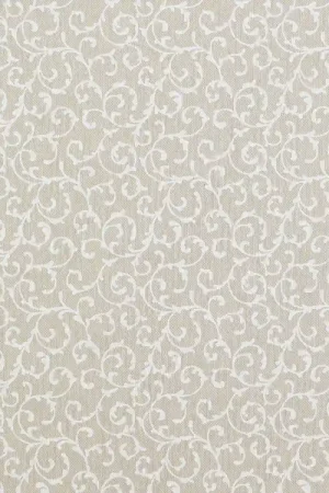 Voordeelprijs Decoratiestof half panama Tendrils, beige