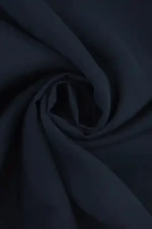 Viscose stof Sandwashed, marineblauw Alleen Vandaag