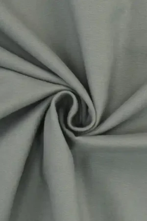 Weekendaanbieding Flanelstof uni, muisgrijs