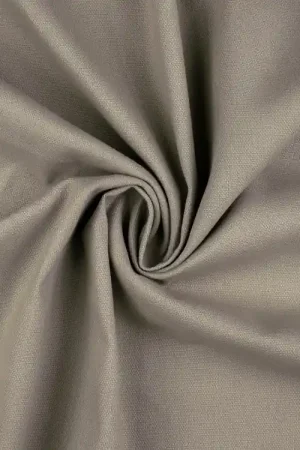 Voordeelprijs Decoratiestof Canvas uni, grijsbeige