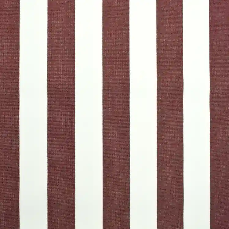 Zonweringdoek / outdoorstof, 160 cm, bordeauxrood, wit Shop Nu