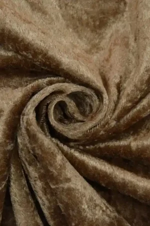 Velours de panne beige Korting