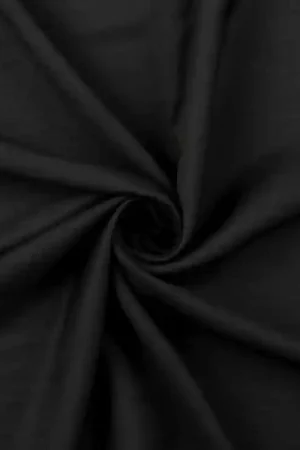 Viscose voile Leni, zwart Superprijs