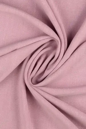 Viscose linnen mix, oudroze Gereduceerde Prijs