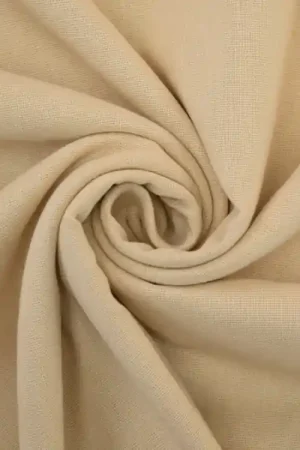 Viscose linnen mix uni, crèmekleurig Gratis Verzending