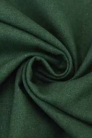 Viscose linnen mix uni, donkergroen Nieuw